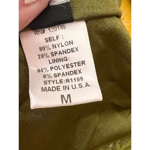 ☀️Ris-k Isla Seamless High Cut One Piece Swimsuit Bellamoss Women's Size M NWT - Picture 7 of 7